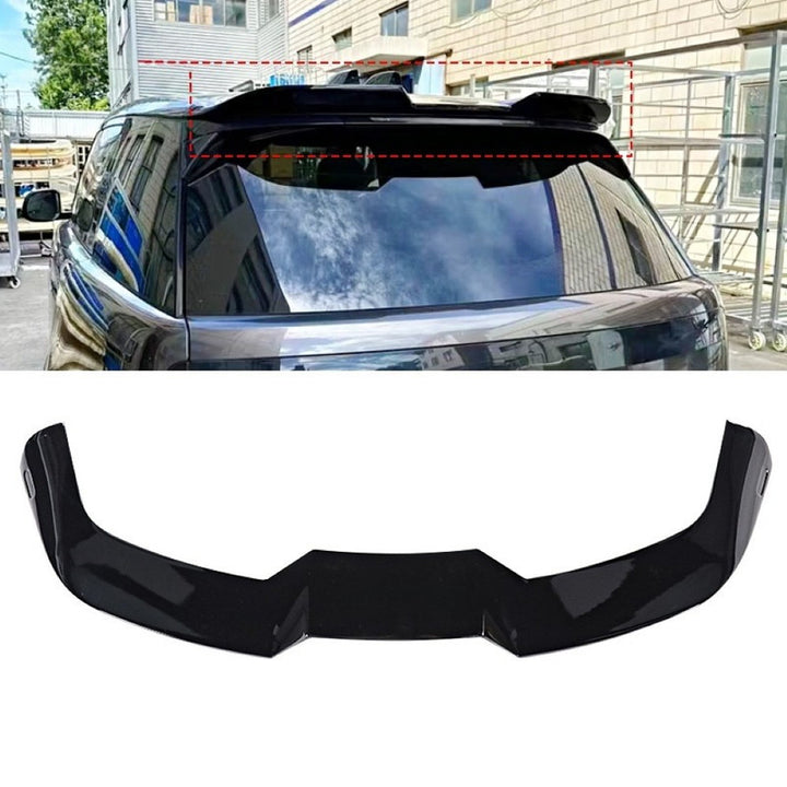 Car Craft Compatible With Land Range Rover Sport Rrs 2023+ Rear Roof Will Trunk Spoiler Lip Skirts Glossy Black