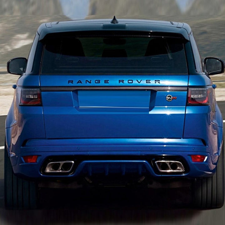 Car Craft Compatible With Land Range Rover Rr Sport 2018-2020 Upgrade To 2021+ Svr Bodykit Bumper Grill Side Skirts Splitter Diffuser Exhaust Tip Pipe