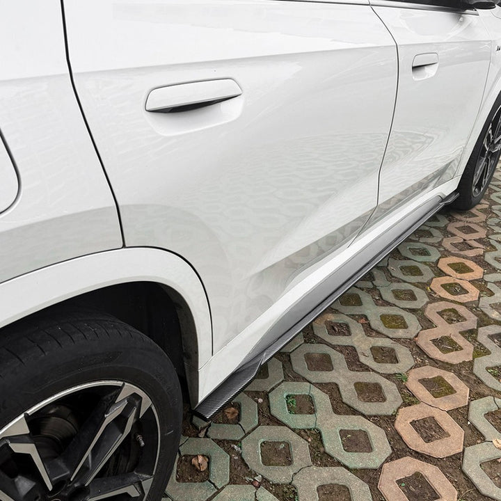 Car Craft Compatible With Bmw X1 U11 2023-2026 Side Skirt Splitter Trim Running Board Zst-1530 Cf Carbon Fiber Look