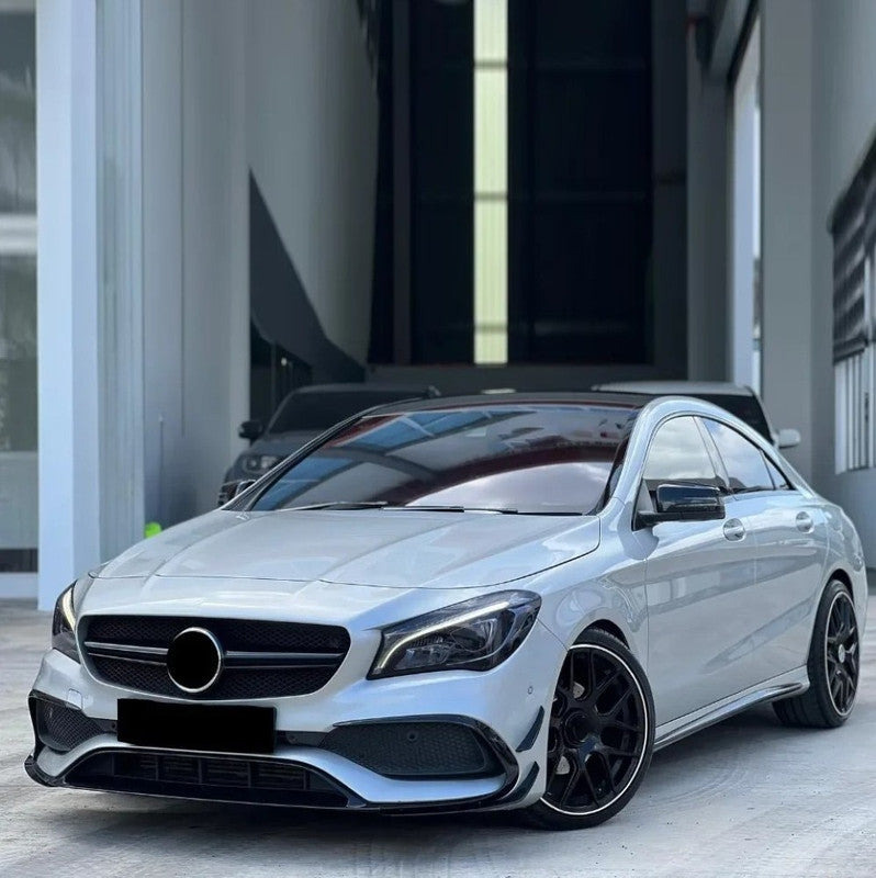 Car Craft Compatible With Mercedes Benz Cla Class W117 C117 X117 2013-2019 Upgrade Front Bumper Cla45 Amg Show Grill Amg Black Gc W117-002