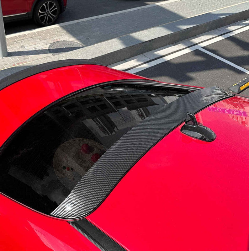 Car Craft Compatible With Mercedes Benz Cla Class C117 W117 2013-2019 Trunk Wing Lip Boot Rear Spoiler Amg Style Zst-929 Cf Carbon Fiber Look - CAR CRAFT INDIA