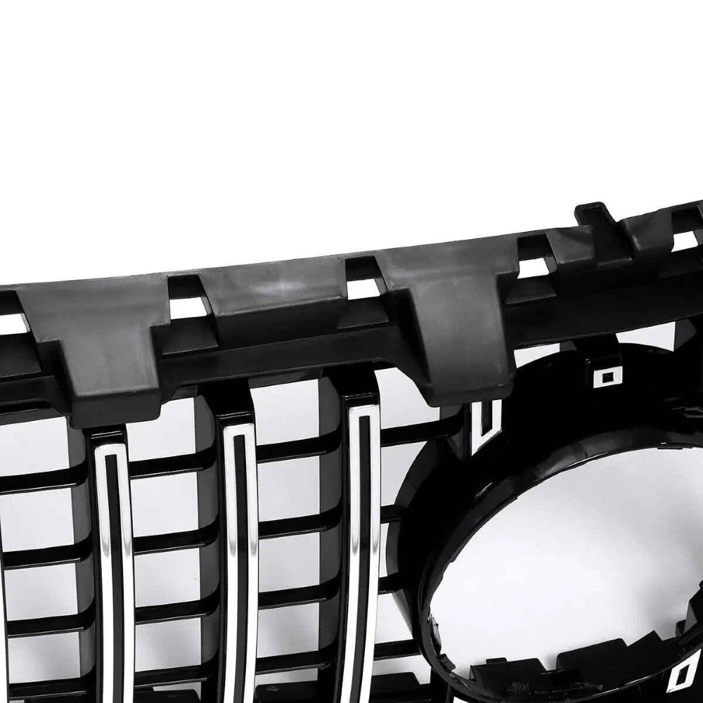 Car Craft Compatible With Mercedes Benz Cla Class W117 C117 X117 2013-2019 Upgrade Front Bumper Cla45 Amg Show Grill Gtr Silver Gc W117-003 CC-1751