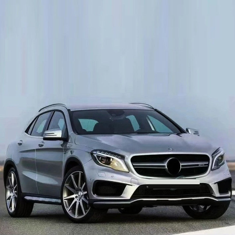 Car Craft Compatible With Mercedes Benz Gla W156 X156 2014-2019 Upgrade Facelift Convert To Gla45 Amg Front Bodykit Bumper CC-9668 - CAR CRAFT INDIA