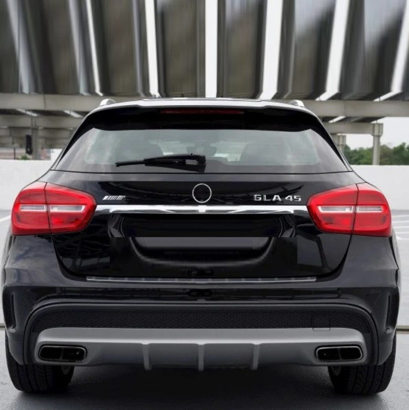 Car Craft Compatible With Mercedes Benz Gla W156 X156 2014-2019 Upgrade Facelift Convert To Gla45 Amg Rear Bodykit Bumper CC-9669 - CAR CRAFT INDIA