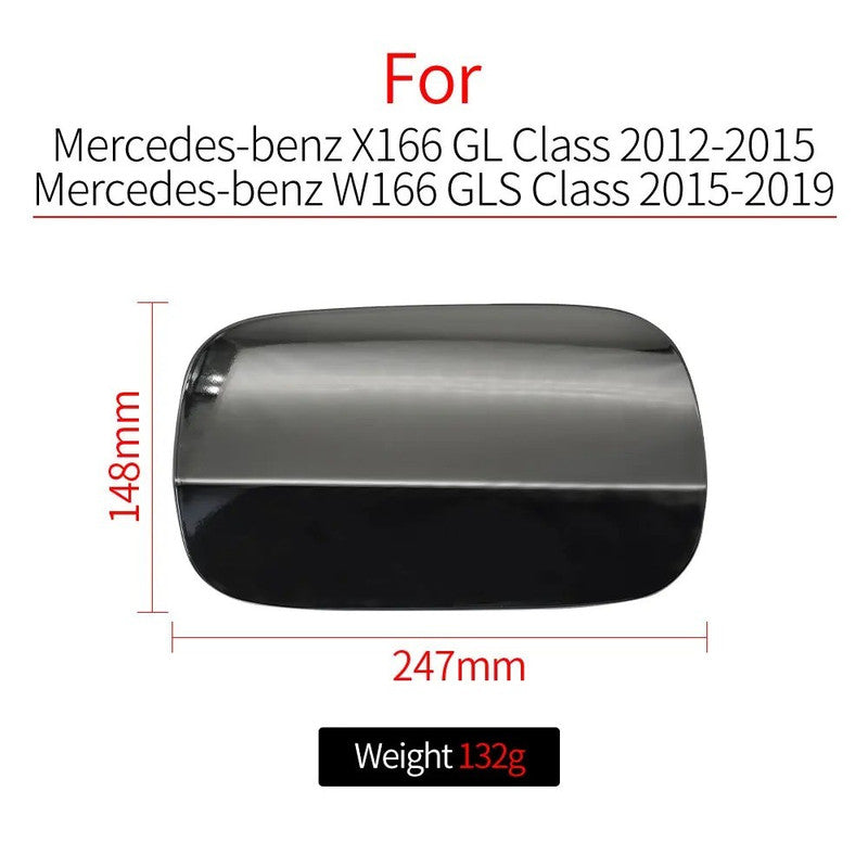 Car Craft Compatible With Mercedes Benz Gl Gls Class W166 X166 2012-2019 Car External Fuel Filler Cap Cover Fuel Tank Filling Port Cover Plate 1667570106 Unpainted