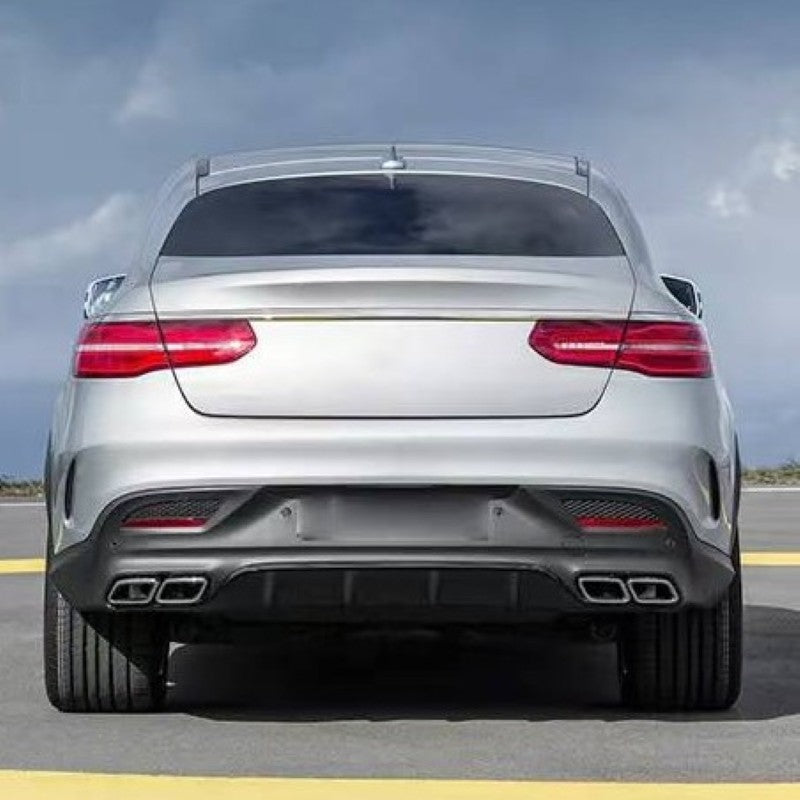 Car Craft Compatible With Mercedes Benz Gle Coupe W166 X166 X292 2015-2019 Amg 63 Coupe Rear Bumper Lip Diffuser Skirts Splitter - CAR CRAFT INDIA