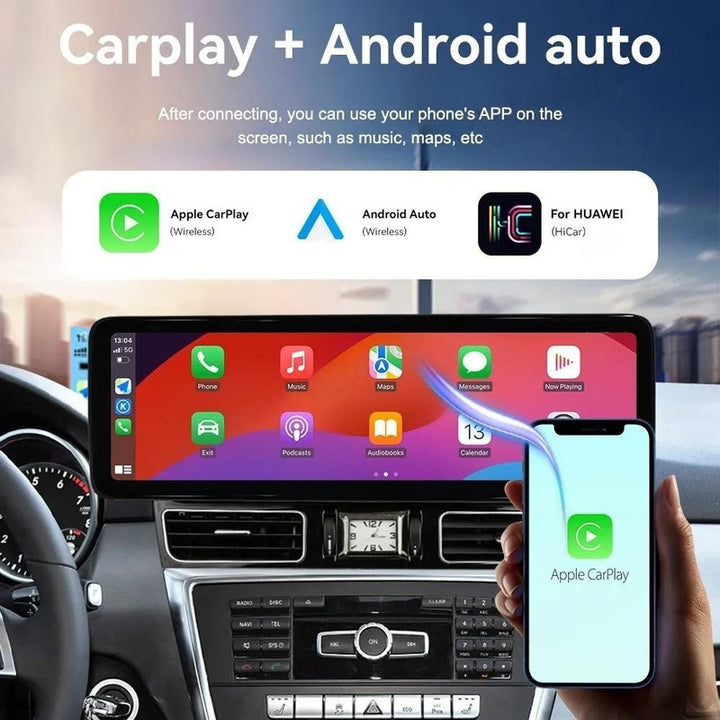 Car Craft Compatible With Mercedes Benz Gle Gls W166 X166 2016-2019 Digital Infotaiment Touch Screen Android Multimedia Player Gps Navigation Radio Carplay Android Auto 12.3 Inch Android 13, 8 Core 4gb+64gb