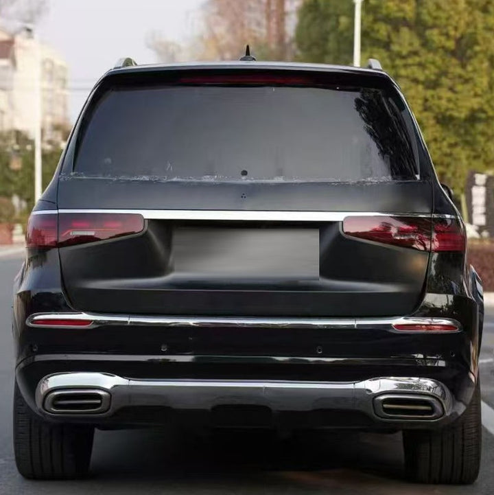 Car Craft Compatible With Mercedes Gl Gls W166 X166 2012-2016 Upgrade Facelift Convert To Gls W167 X167 2024 Maybach Kit Bumper Grill Headlight Taillight Trunk Fender Bodykit Non Cut Version - CAR CRAFT INDIA
