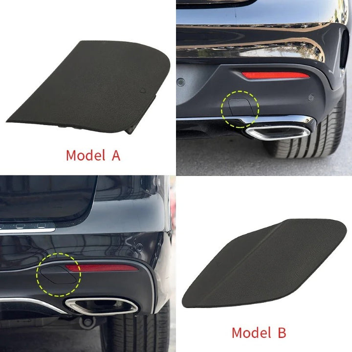 Car Craft Compatible With Mercedes Gle Coupe Gls W292 W166 2016-2019 Rear Amg Bumper Trailer Tow Towing Hook Hole Cover 1668854422 Black Model A - CAR CRAFT INDIA
