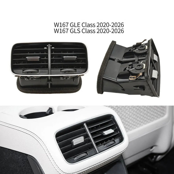 Car Craft Compatible With Mercedes Benz Gle Gls Class W167 2019-2025 Car Ac Air Vent Grille Air Conditioning Outlet Cover Assembly Rear 1678302104 CC-9564