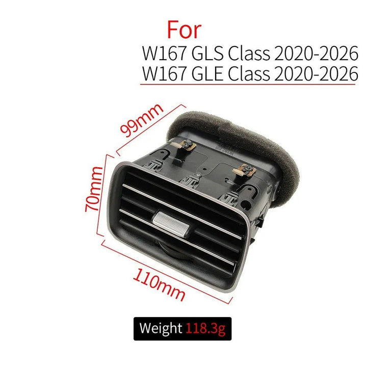 Car Craft Compatible With Mercedes Benz Gle Gls Class W167 2019-2025 Car Ac Air Vent Grille Air Conditioning Outlet Cover Assembly Left/right 1678301500 CC-9563
