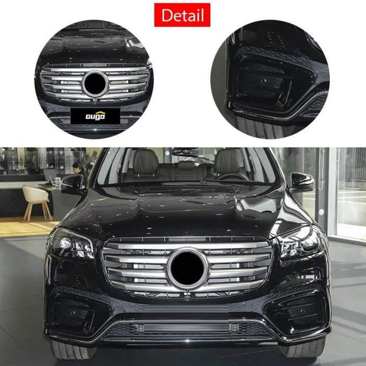 Car Craft Compatible With Mercedes Benz Gls Class W167 X167 2019-2026 Upgrade Facelift Convert To Amg53 Amg Bodykit Front Rear Bumper Grill Wheel Arch Diffuser Tips Skirt Splitter Gls53 Amg53