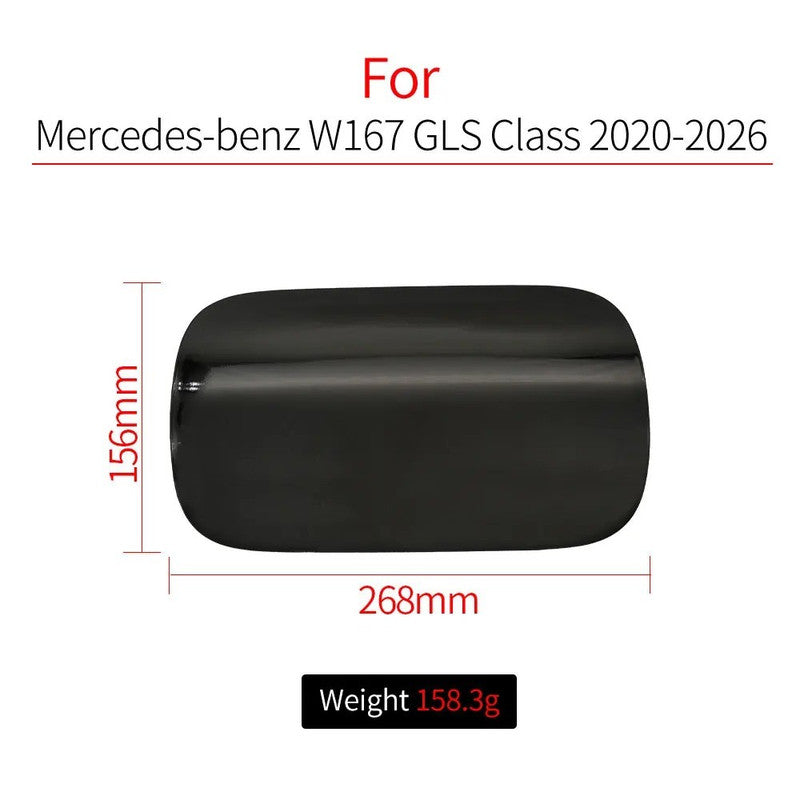 Car Craft Compatible With Mercedes Benz Gls W167 X167 2016-2026 Car External Fuel Filler Cap Cover Fuel Tank Filling Port Cover Plate 1677570900 Unpainted
