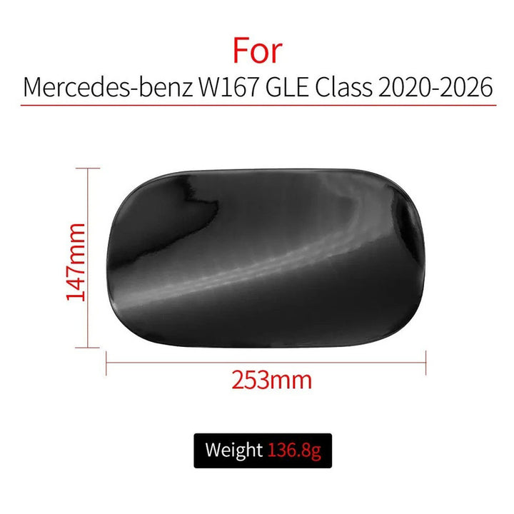 Car Craft Compatible With Mercedes Benz Gle Class X167 W167 2019-2026 Car External Fuel Filler Cap Cover Fuel Tank Filling Port Cover Plate 1677570000 Unpainted