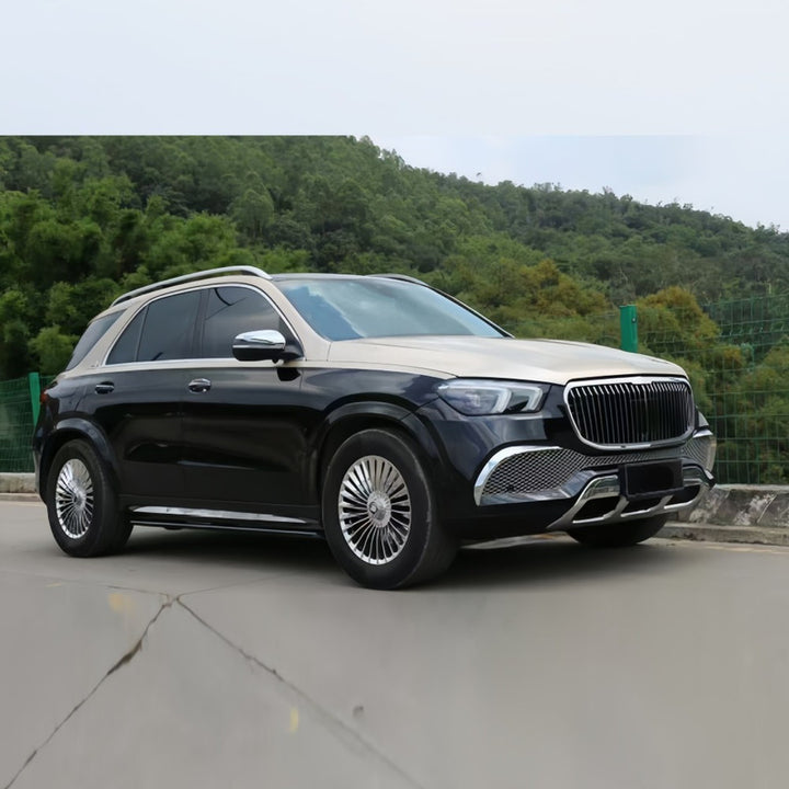 Car Craft Compatible With Mercedes Benz Gle W167 C167 Coupe 2019-2024 Upgrade Convert To Gle Maybach Front Bumper Bodykit Grill Trim Skirt Gc W167/c167-020