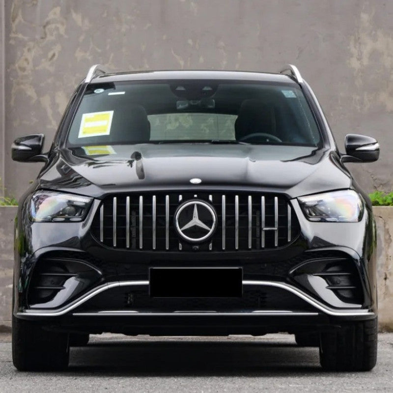 Car Craft Compatible With Mercedes Benz Gle W167 2019-2024 Upgrade Convert To Gle53 Amg Bodykit Front Bumper Skirt Trim Gc W167-027