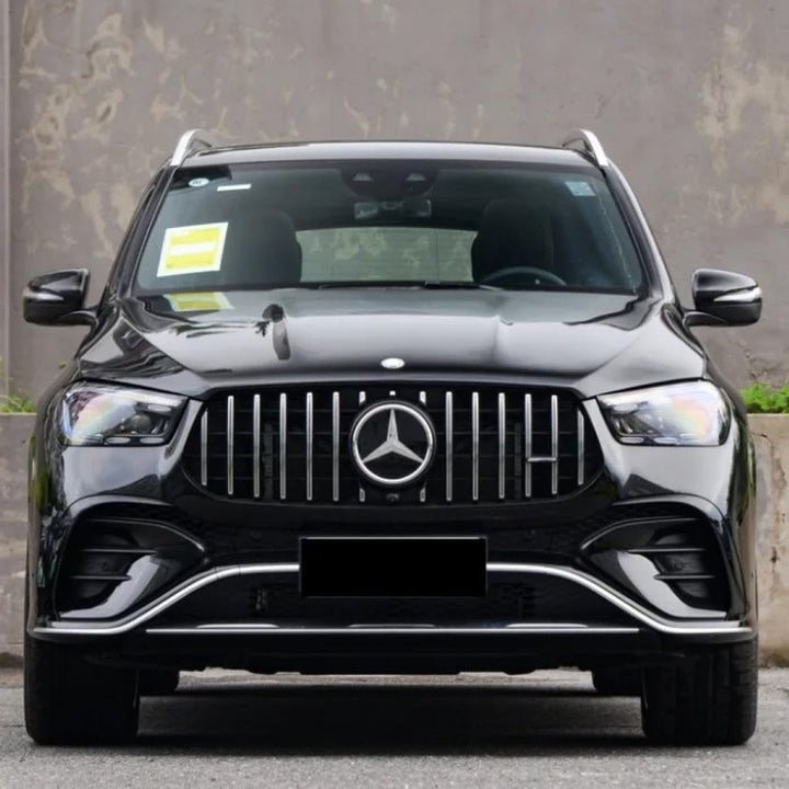 Car Craft Compatible With Mercedes Benz Gle W167 2019-2024 Upgrade Convert To Gle53 Amg Bodykit Front Bumper Skirt Trim Gc W167-027