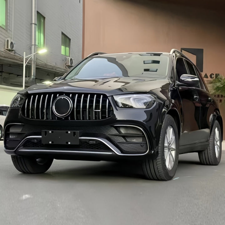 Car Craft Compatible With Mercedes Benz Gle W167 C167 Coupe 2019-2024 Upgrade Convert To Gle63 Amg Bodykit Front Bumper Skirt Trim Gc W167/c167-003