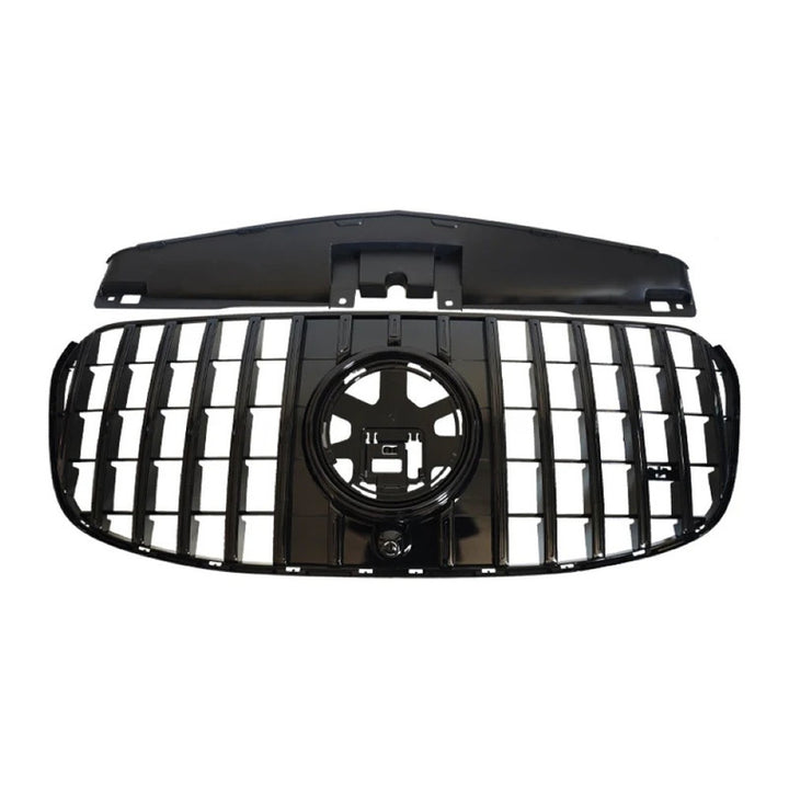 Car Craft Compatible With Mercedes Benz Gls Class W167 X167 2023-2026 Front Bumper Show Grill Standard Gtr Black