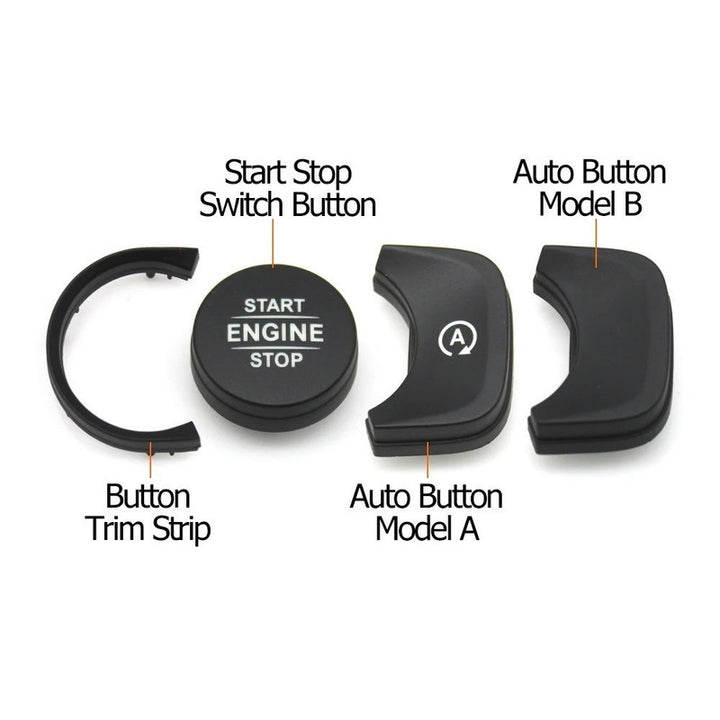 Car Craft Compatible With Mercedes Benz Gle Gls X167 W167 2020–2026 G Class G Wagon W463 W465 2019–2026 Engine Start Stop Switch Button Cover Trim Strip 1679054901-e CC-11237