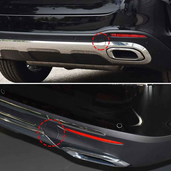Car Craft Compatible With Mercedes Gle W167 X167 2019-2023 Rear Bumper Tow Towing Tochan Hook Cover Cap 1678852703 Unpainted - CAR CRAFT INDIA