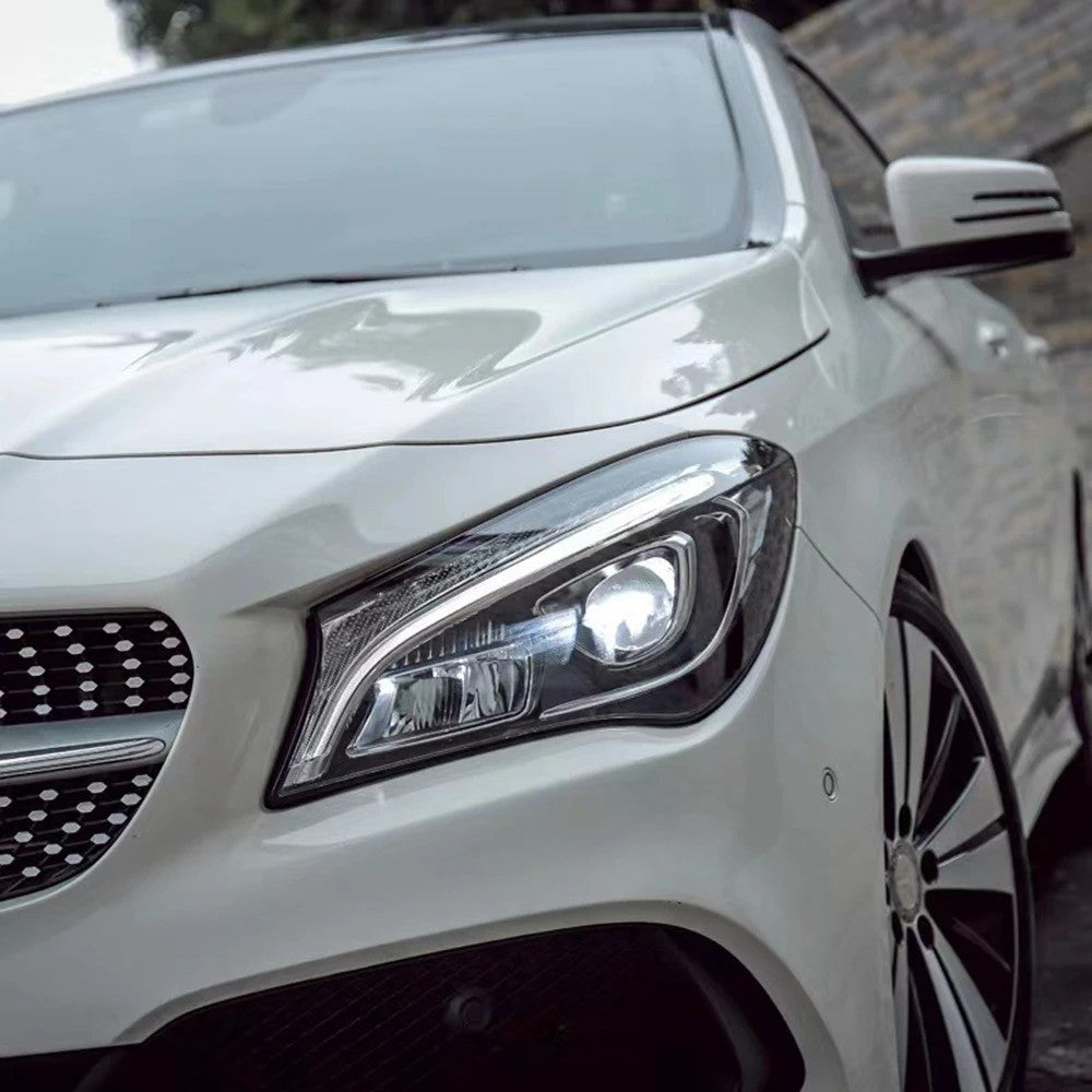 Car Craft Compatible With Mercedes Benz A Class W176 2013-2018 Car Front Upgraded Head Light Lamp Xenon Headlight Retrofit Upgrade Modified Led Drl Hid Laser Style