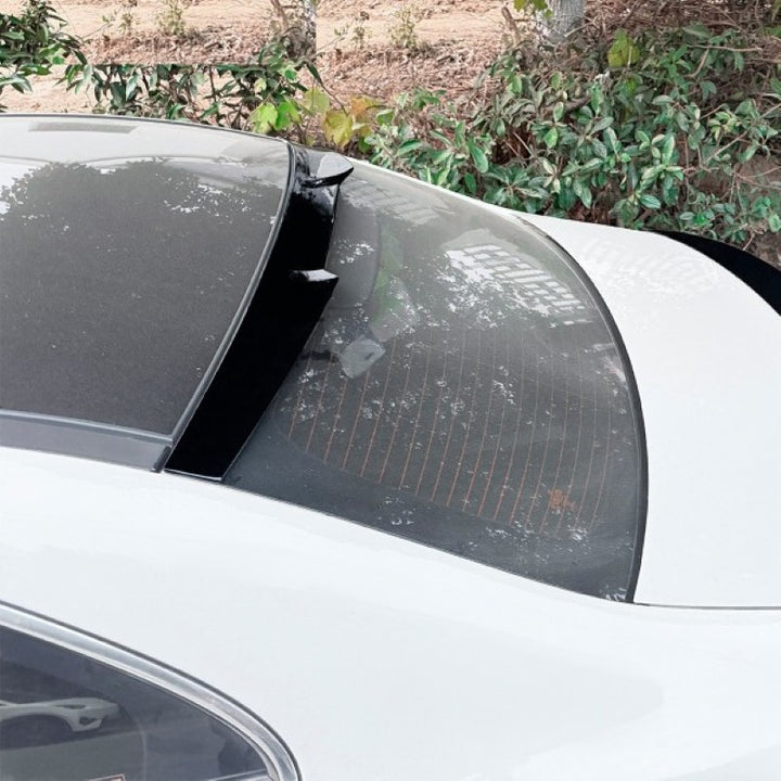 Car Craft Compatible With Mercedes Benz A Class W177 Sedan 2019-2024 Rear Trunk Wing Boot Roof Lip Spoiler Zst-1485 Gb Glossy Black - CAR CRAFT INDIA