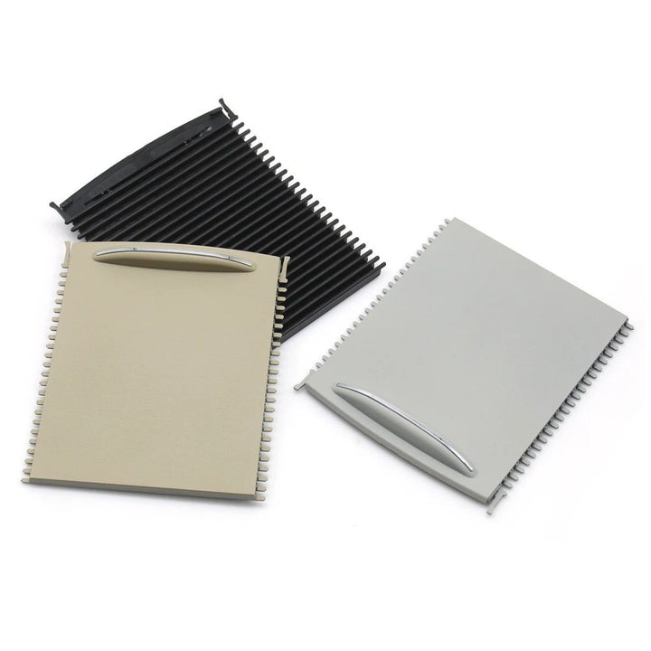 Car Craft Compatible With Mercedes Benz C Class W203 2000-2007 Car Center Console Sliding Shutter Cup Drink Holder Water Cup Holder Panel Roller Cover 20368001231434 Bg Beige