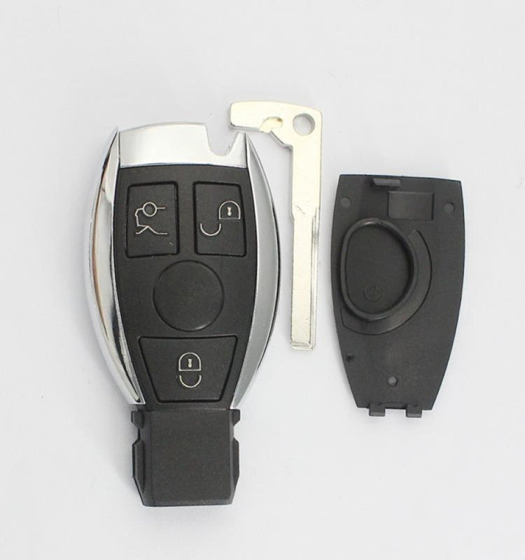 Car Craft Compatible With Mercedes Benz A B C E S G M Class W164 W166 W117 W176 W156 W253 W463 W464 W204 W212 W221 W171 W172 Car Key Cover Shell With Blade 3+1 Button 1 Battery Holder Benz-ks-37b
