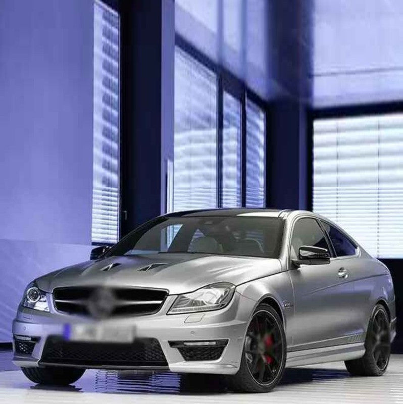 Car Craft Compatible With Mercedes Benz C Class W204 2011-2014 Front Bumper Upgrade Convert To Amg C63 Amg Bumper Bodykit Gc W204-005