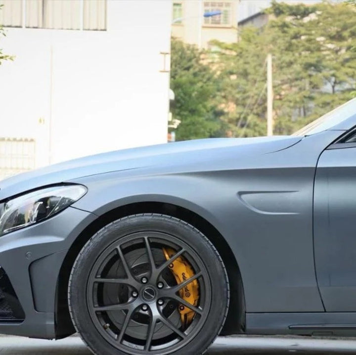 Car Craft Compatible With Mercedes Benz C Class W205 C205 Coupe 2015-2021 Side Fender Fenders Upgrade Convert To Amg Amg C63 Gc W205/c205-032