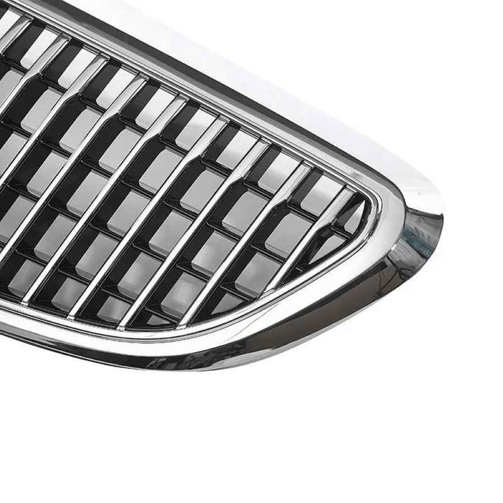 Car Craft Compatible With Mercedes Benz C Class W205 C205 Coupe 2015-2018 Upgrade Front Bumper Amg C63 Show Grill With Camera Hole Maybach Style Gc