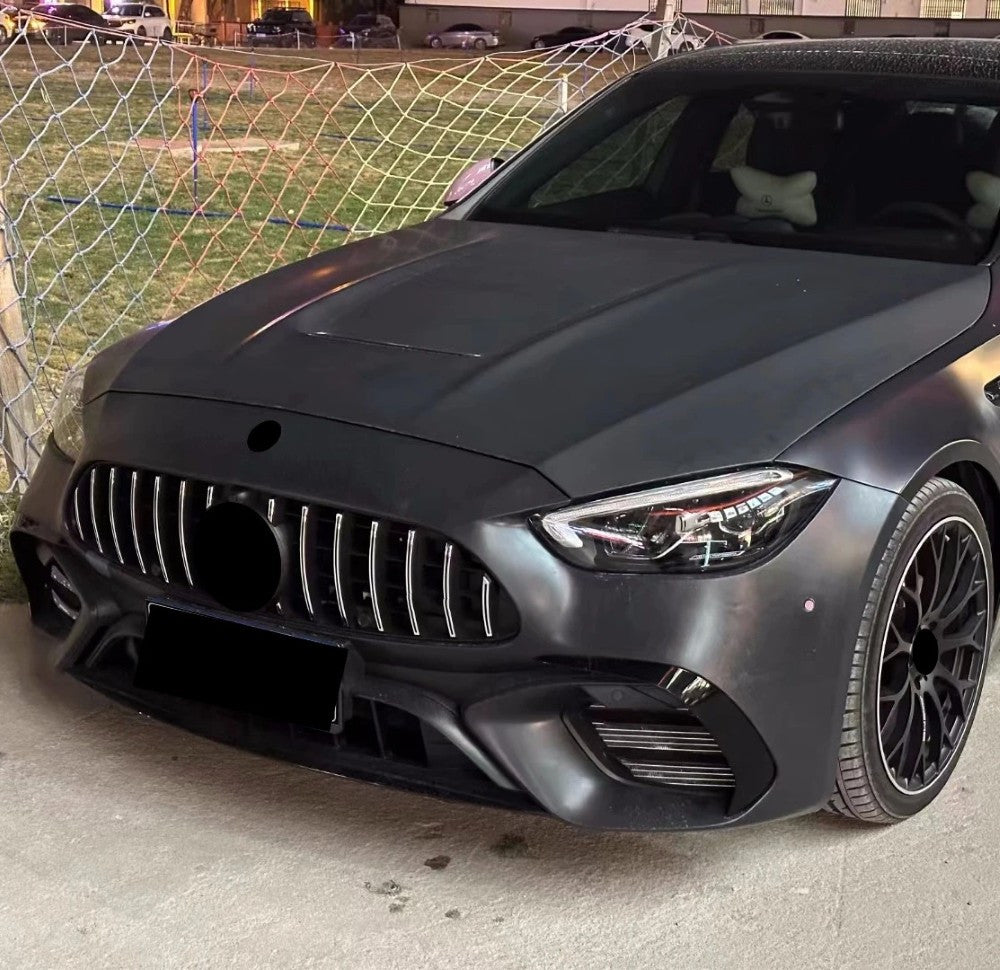 Car Craft Compatible With Mercedes Benz C Class W206 2022-2025 Front Bonnet Engine Hood Amg C63 Aluminum Gc W206-009