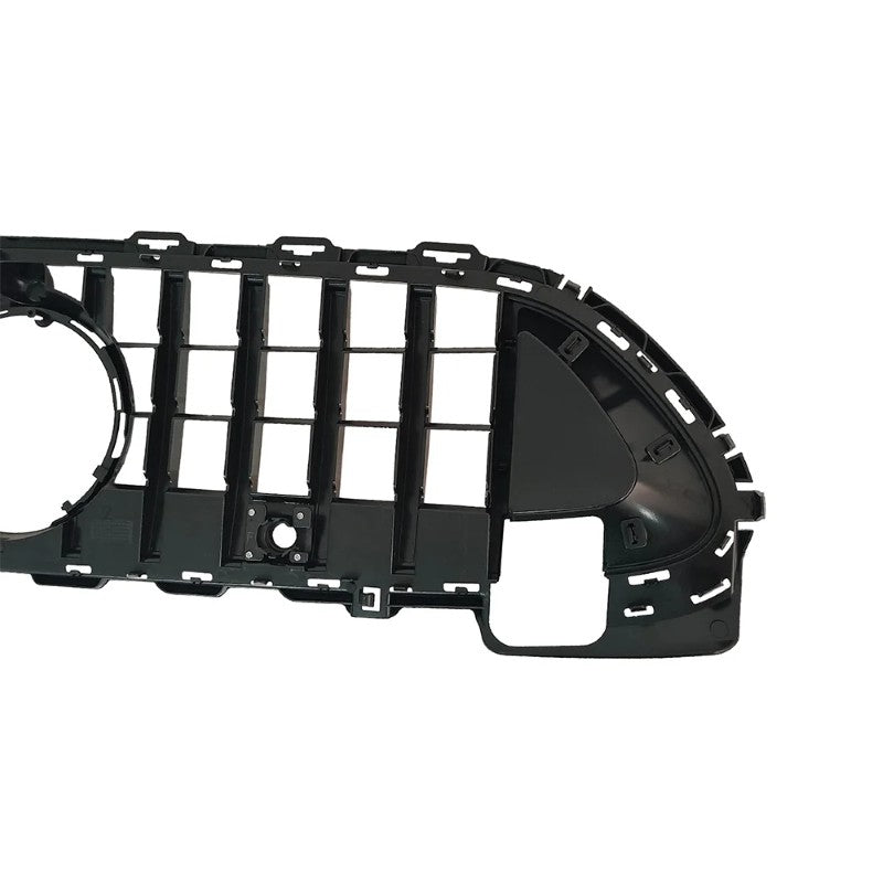 Car Craft Compatible With Mercedes Benz C Class W206 2021-2025 Amg Front Bumper Show Grill Brabus Bbs Style Carbon Fiber Look Red - CAR CRAFT INDIA