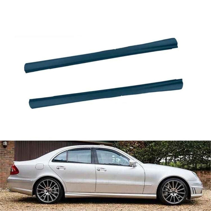 Car Craft Compatible With Mercedes Benz E Class W211 2007-2009 Front Rear Bumper Upgrade Convert To Amg C63 Bumper Bodykit Side Skirts With Fog Lamp W211-004 Gc