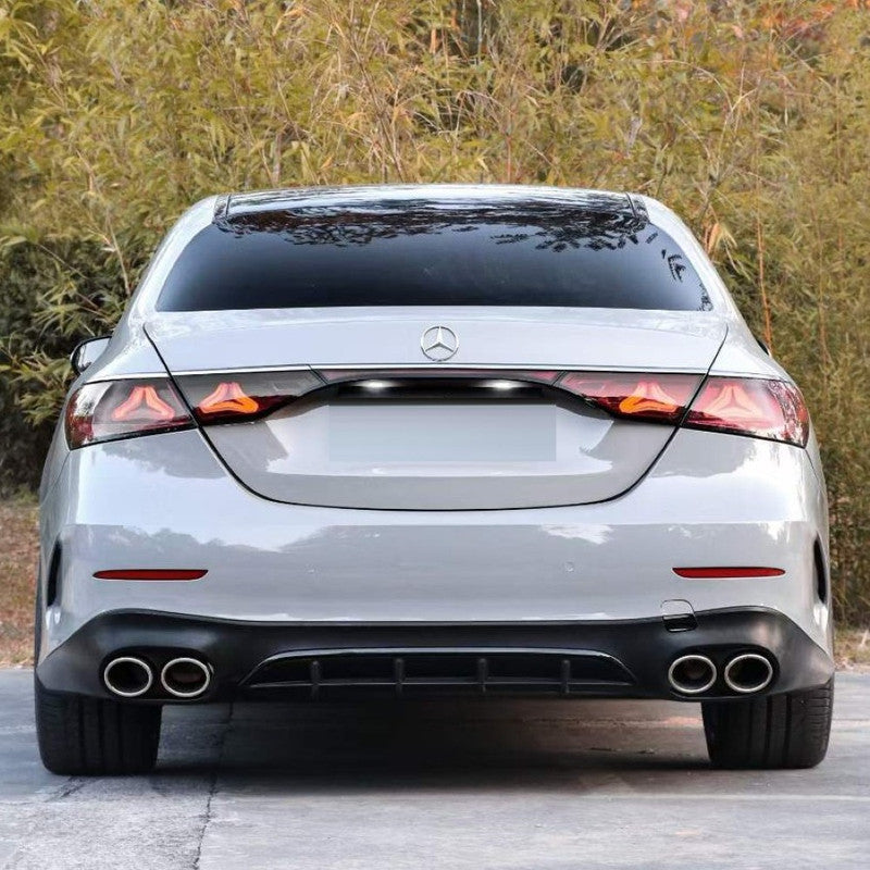 Car Craft Compatible With Mercedes Benz E Class W213 2017-2024 To W214 Lci 2025+ Amg E53 Sports Upgrade Facelift Conversion Convert Bodykit Bumper Hood Headlight Taillight B4 - CAR CRAFT INDIA