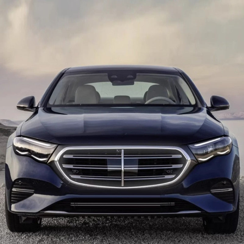 Car Craft Compatible With Mercedes E Class W214 2023+ Upgraded Front Bumper Show Grill Oe Normal Style Black