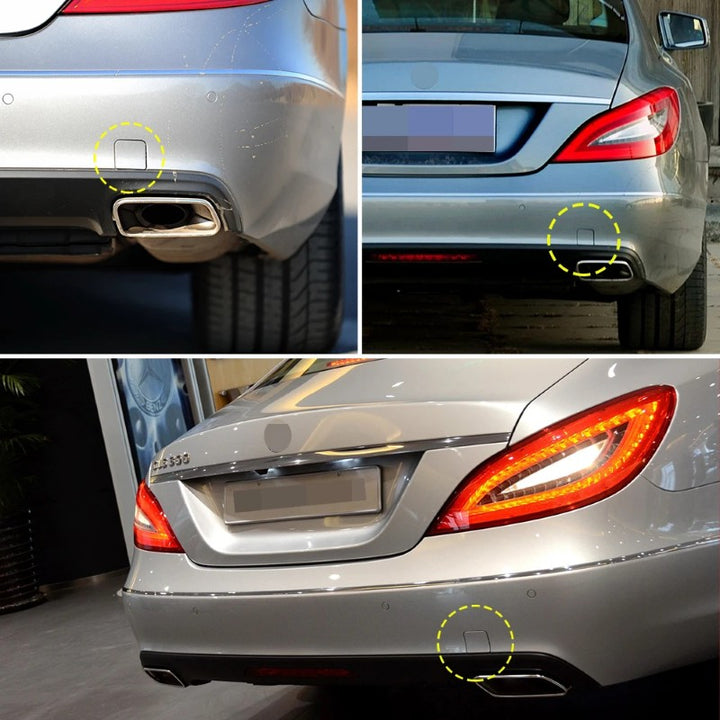 Car Craft Compatible With Mercedes Cls Class W218 2011-2013 Rear Bumper Trailer Tow Towing Hook Hole Cover 2188850723 Unpainted - CAR CRAFT INDIA