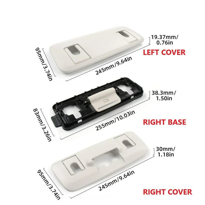 Car Craft Compatible With Mercedes Benz S Class W222 2014-2020 Seat Headrest Backrest Adjustment Clamp Cover 22291014128r73 Light Beige Pessenger Side CC-9065