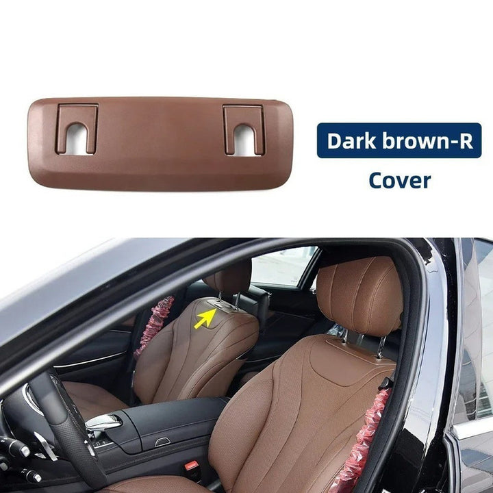 Car Craft Compatible With Mercedes Benz S Class W222 2014-2020 Seat Headrest Backrest Adjustment Clamp Cover 22291015128q54 Dark Brown Driver Side CC-9058