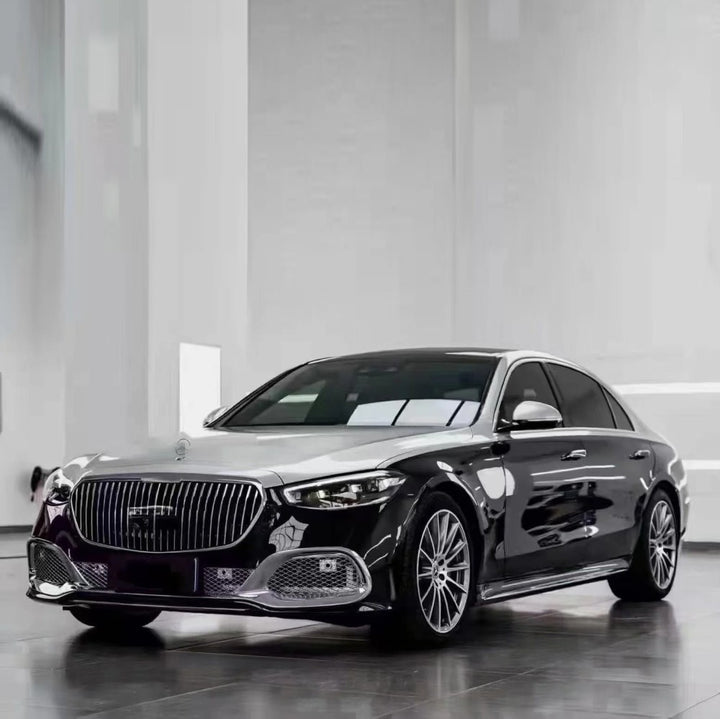 Car Craft Compatible With Mercedes Benz S Class W223 2021-2025 Front Bumper Upgrade Convert To Maybach Mhb S680 Fog Grill Bumper Bodykit Gc W223-001 CC-9714 - CAR CRAFT INDIA