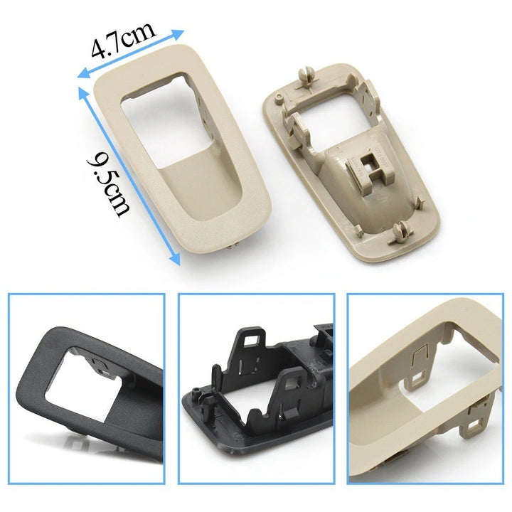 Car Craft Compatible With Mercedes Glc W253 2016-2024 Car Interior Handbrake Parking Brake Switch Button Outer Cover Panel Trim 2059056603-c2-r Light Beige