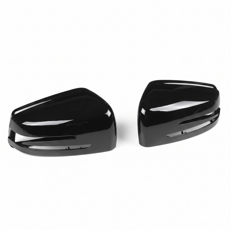 Car Craft Compatible With Mercedes Ml Gl Gle Gls W166 X166 2009-2018 G Class W463 2007-2018 G500 R Class W251 06-16 Rear View Case Wing Cap Shell Housing Mirror Covers Replacement Style Glossy Black