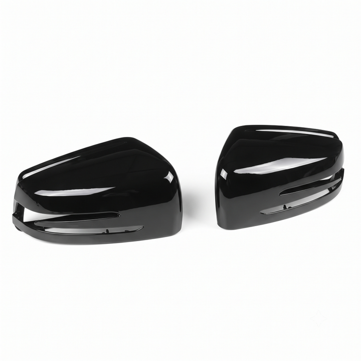 Car Craft Compatible With Mercedes Ml Gl Gle Gls W166 X166 2009-2018 G Class W463 2007-2018 G500 R Class W251 06-16 Rear View Case Wing Cap Shell Housing Mirror Covers Replacement Style Glossy Black