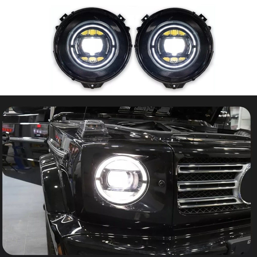 Car Craft Compatible With G Class G Wagon W463 2007-2017 G500 G63 G350 G55 Car Front Upgraded Head Light Lamp Xenon Headlight Retrofit Upgrade Modified Led Drl Hid CC-7948 - CAR CRAFT INDIA