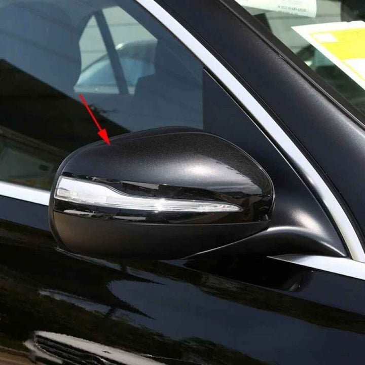 Car Craft Compatible With Mercedes Gle Gls W167 X167 2019-2025 W464 G Wagon G55 G63 2019-2025 Rear View Case Wing Cap Shell Housing Mirror Covers Replacement Style Carbon Fiber Look