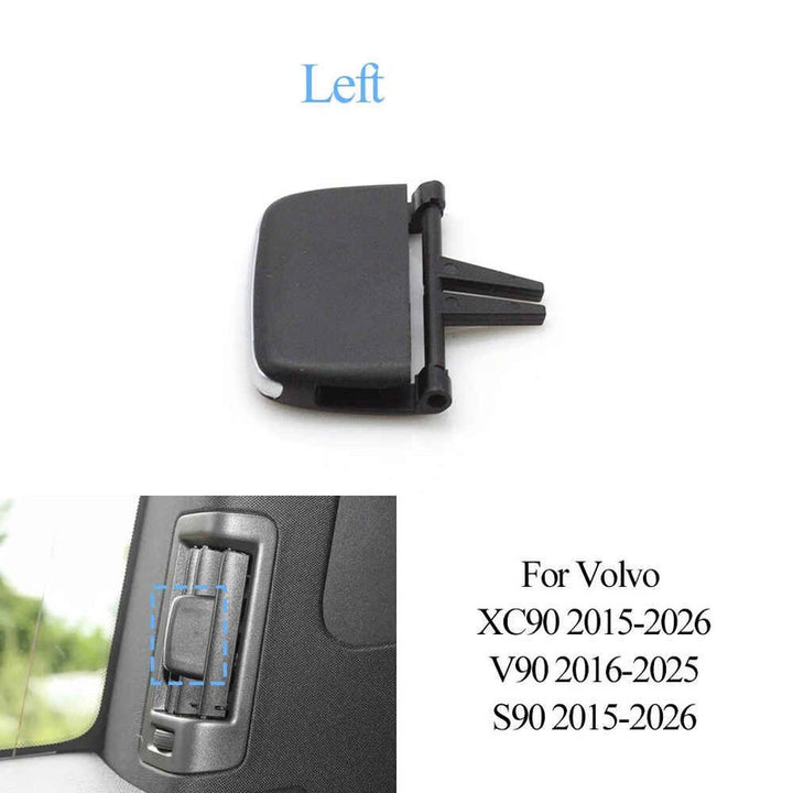 Car Craft Compatible With Volvo Xc90 2015-2026 V90 2016-2025 S90 2015-2026 Car Rear Air Conditioning Outlet Tab Clip B Pillar Ac Vent Grille Slider 31497122-1