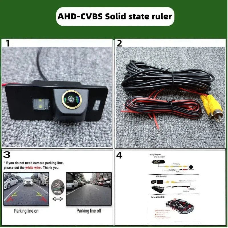 Car Craft Compatible With Audi Q3 A5 A6 A7 2011-2018 Rear View Camera Ccd Night Vision Reversing Camera License Plate Camera Backup Trunk Camera