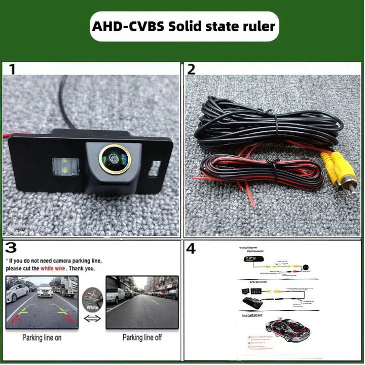 Car Craft Compatible With Audi Q3 A5 A6 A7 2011-2018 Rear View Camera Ccd Night Vision Reversing Camera License Plate Camera Backup Trunk Camera