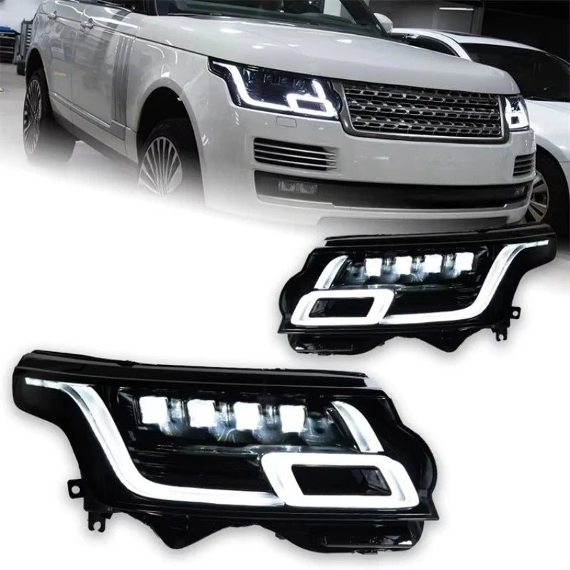 Car Craft Compatible With Land Range Rover Vogue L405 2013-2017 Car Front Upgraded Head Light Lamp Xenon Headlight Retrofit Upgrade Modified Led Drl Hid 2022 Style